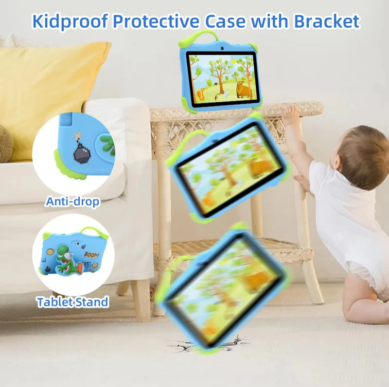 Wintouch T730 Kids Tablet 7-inch IPS — in-use lifestyle