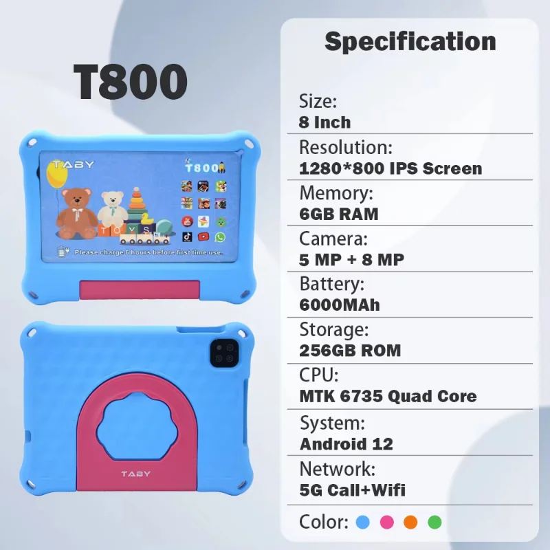 Wintouch T800 Kids Tablet 8-inch IPS — product overview