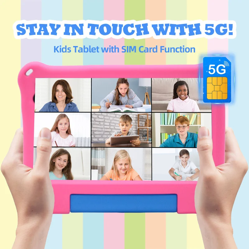 Wintouch T800 Kids Tablet 8-inch IPS — side view