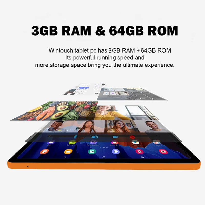 Wintouch WT8662 Tablet 10.1-inch IPS — detail close-up