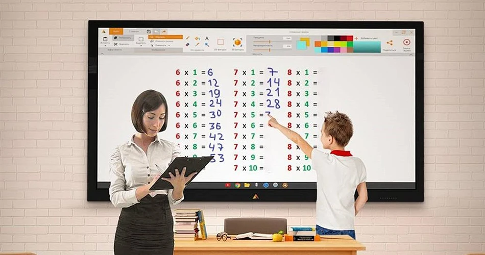 Large touch screen monitor