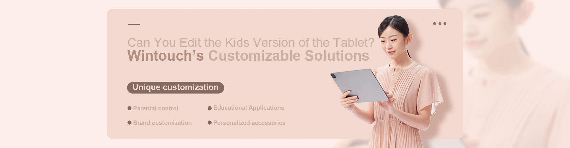 can you edit the kids version of the tablet