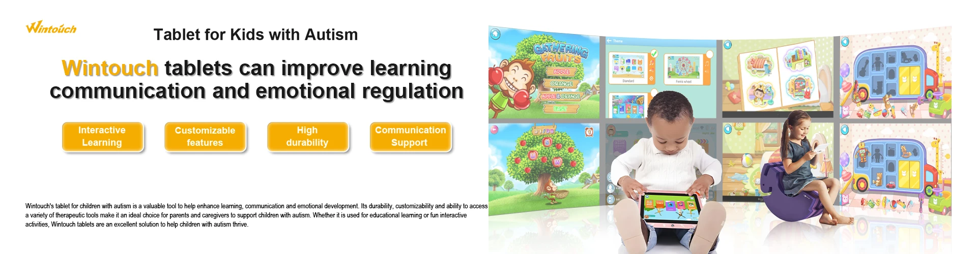 Tablet for Kids with Autism